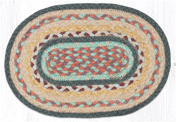 Classic Stucco Oval Braided Swatch 10"x15"