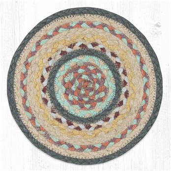 Classic Stucco Round Braided Swatch 10"x10"