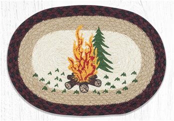 Campfire Printed Oval Braided Swatch 10"x15"