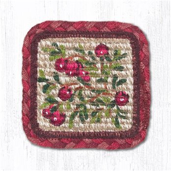 Cranberries Wicker Weave Braided Swatch 10"x15"