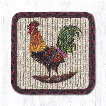 Morning Rooster Wicker Weave Braided Swatch 10"x15"