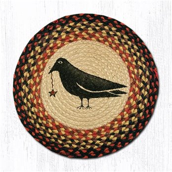 Crow & Star Round Braided Chair Pad 15.5"x15.5"