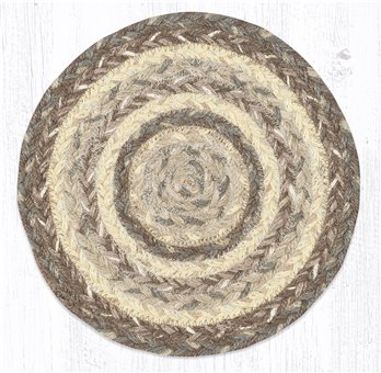 Khaki Round Braided Swatch 10"x10"