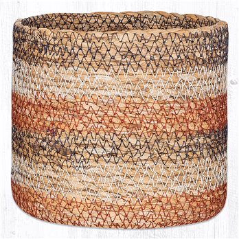 Honeycomb Sedge Grass Braided Basket 5.5"x5.5"
