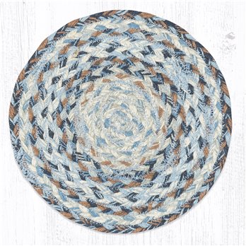 Denim Round Braided Swatch 10"x10"