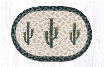 Saguaro Printed Oval Braided Swatch 10"x15"