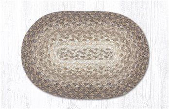 Natural Oval Braided Swatch 10"x15"