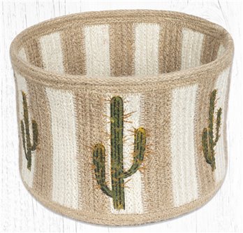 Saguaro Natural Rope Braided Basket 9"x7"