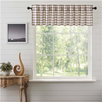 Annie Buffalo Portabella Check Valance 16x90