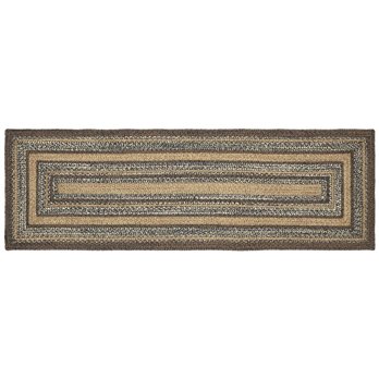 Espresso Jute Rug/Runner Rect w/ Pad 22x72