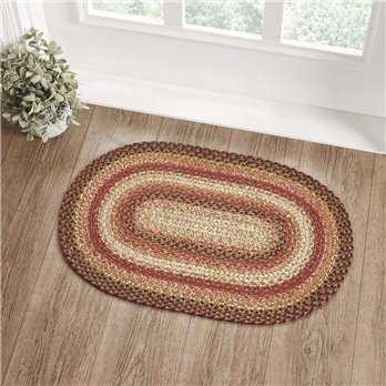 Ginger Spice Jute Rug Oval 20x30