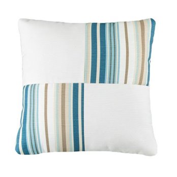 Savannah Square Pillow - Stripe & Solid