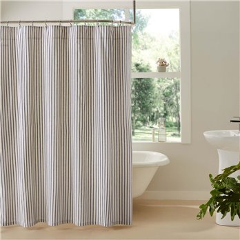 Kaila Ticking Stripe Shower Curtain 72x72