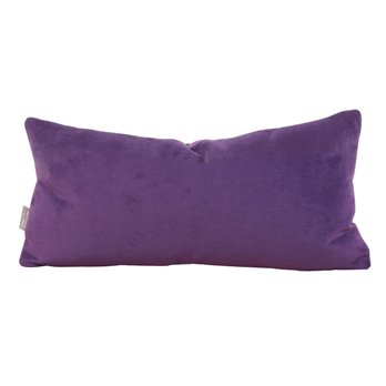 Howard Elliott Kidney Pillow Velvet Bella Eggplant - Down Insert