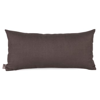 Howard Elliott Kidney Pillow Textured Solid Sterling Charcoal - Down Insert