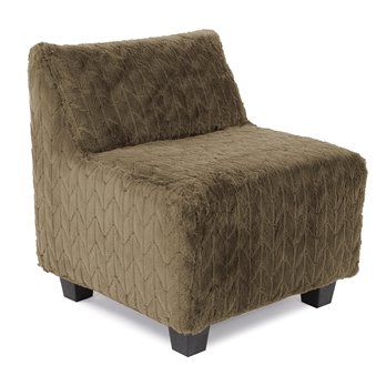 Howard Elliott Pod Chair Cover Faux Fur Angora Moss - Cover Only, Chair Base Not Included