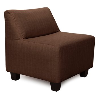 Howard Elliott Pod Chair Cover Textured Solid Sterling Chocolate - Cover Only, Chair Base Not Included