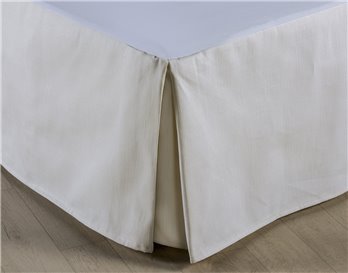 Classic Linen Ivory Queen Bedskirt 15"