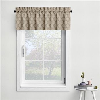 Malden Natural Tailored Valance