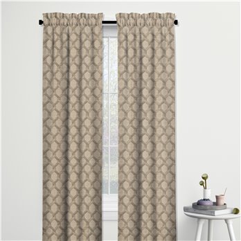 Malden Natural Pole Top Drapery Panel - 50"x108"