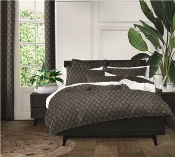 Malden Charcoal Comforter Set - Twin