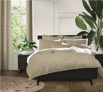 Malden Natural Comforter Set - Super Queen