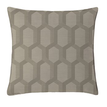 Maidstone Taupe Square Pillow 18"x18"