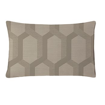 Maidstone Taupe Rectangle Pillow 14"x22"
