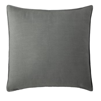 Harrow Charcoal Square Pillow 18"x18"