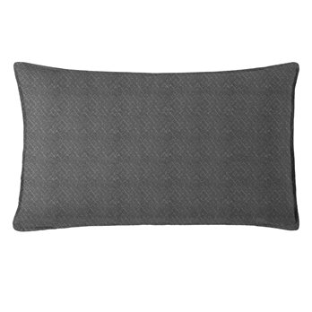 Gosfield Gray Rectangle Pillow 14"x22"