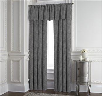 Gosfield Gray Pole Top Drapery Panel - 50"x96"