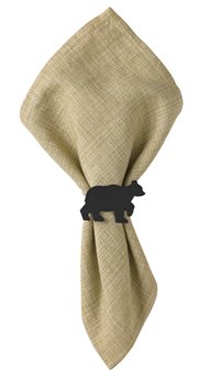 Black Bear Napkin Ring