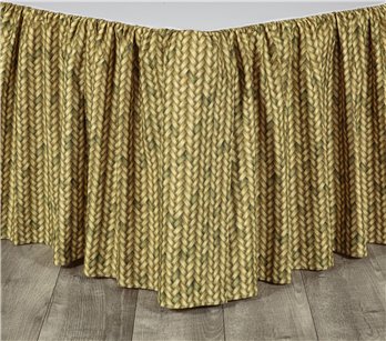 Tahitian Sunset Queen Bed Skirt (15" drop) by Thomasville