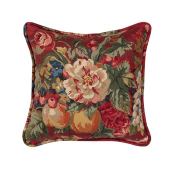 Queensland 17" x 17" Square Pillow - Floral by Thomasville