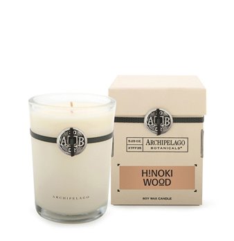 Archipelago Hinoki Wood Boxed Candle