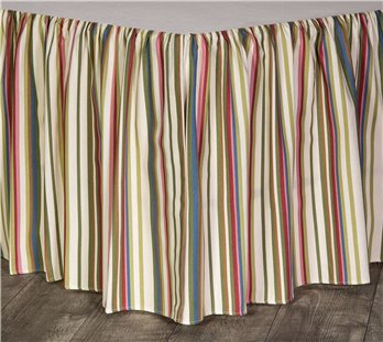 Virginia Queen Bed Skirt  (15" drop)