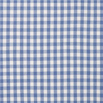 Virginia  Fabric - Blue Check