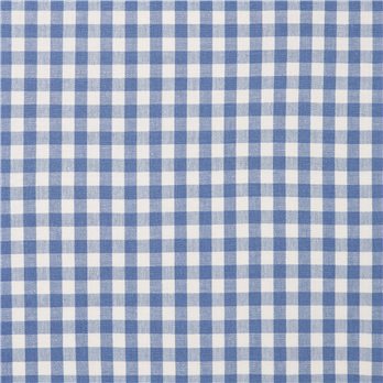 Virginia  Fabric - Blue Check