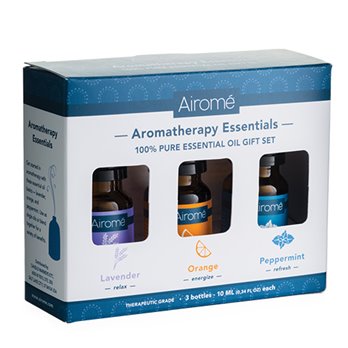 Airomé Aromatherapy Essential Oil Set (3 X 10ml) 100% Pure