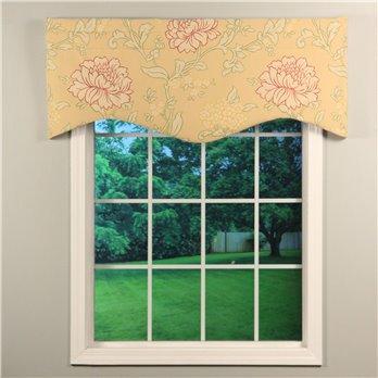 Rose Vine Yellow Winston Valance