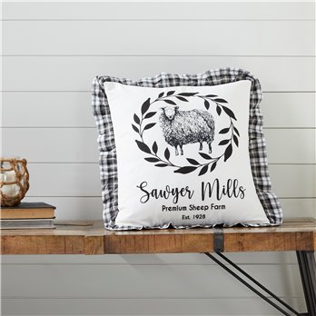 Sawyer Mill Black Sheep Pillow 18x18