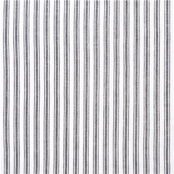 Sawyer Mill Black Ticking Stripe Fabric Euro Sham 26x26