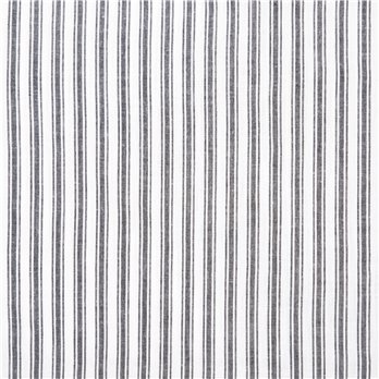 Sawyer Mill Black Ticking Stripe Fabric Euro Sham 26x26