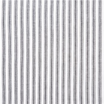 Sawyer Mill Black Ticking Stripe King Bed Skirt 78x80x16