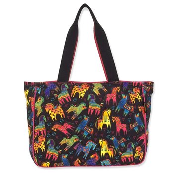 Colorful Mares Shoulder Tote