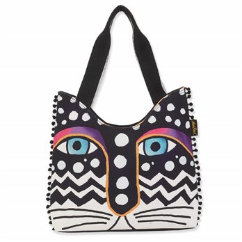 Magnificat Scoop Tote in Black and White