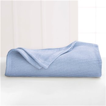 Martex Cotton Twin Blue Blanket