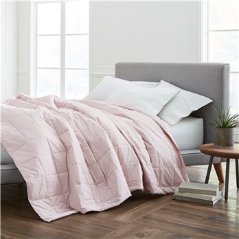 Martex EcoPure Cotton Filled Full/Queen Pink Blanket