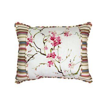 Cherry Blossom Breakfast Pillow - Stripe