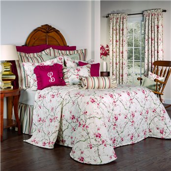 Cherry Blossom Twin Bedspread